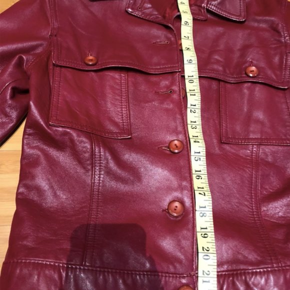 Vintage Red Leather Jacket of your Dreams! - Picture 14 of 15